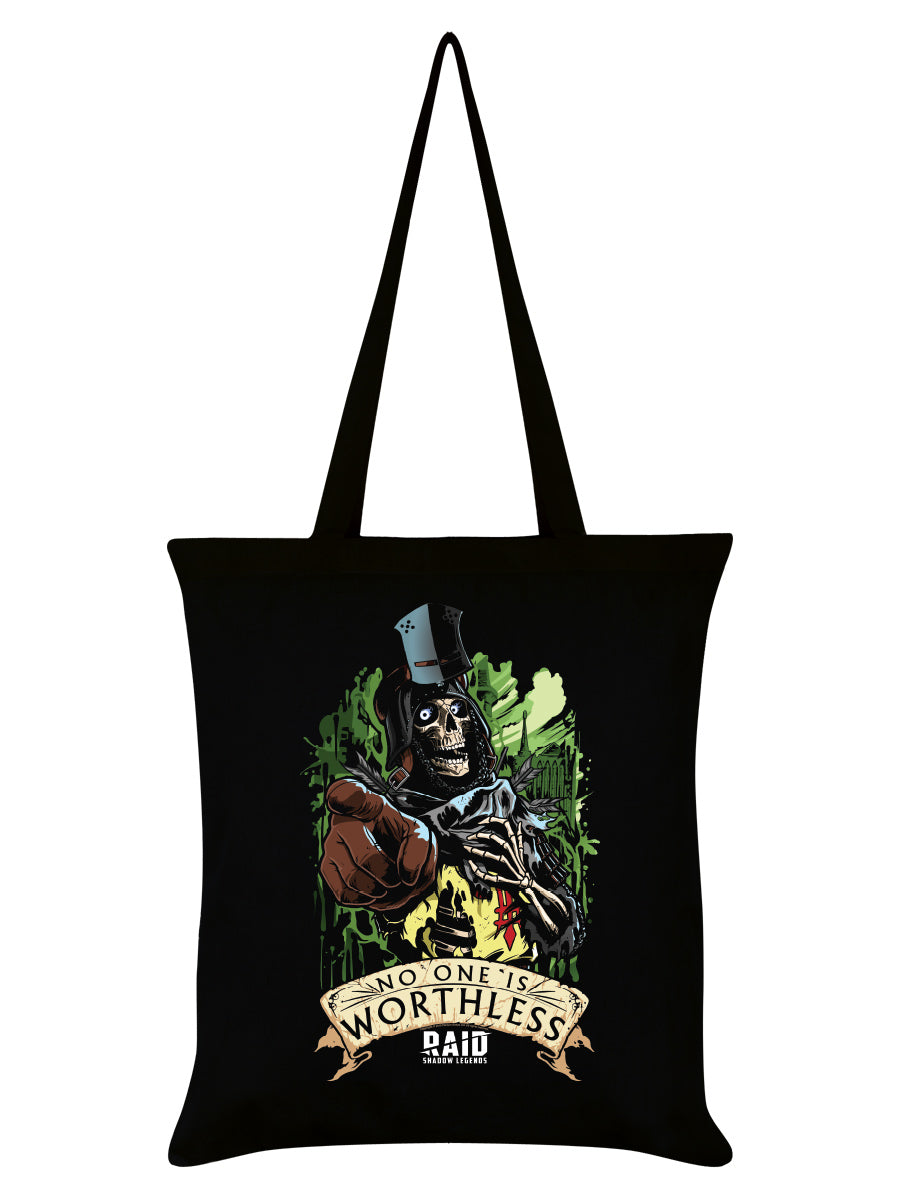 Deathknight No One Is Worthless Tote Bag