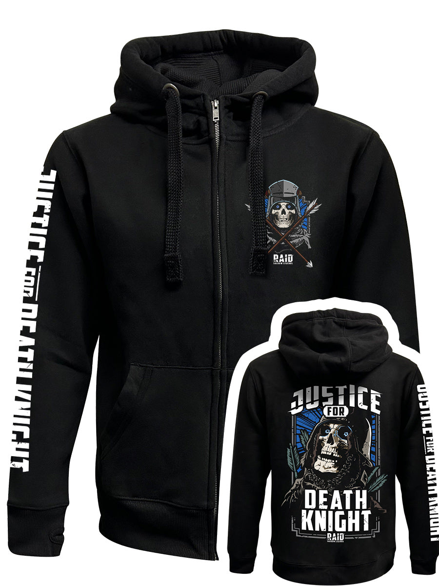 Justice For Deathknight Zipped Premium Hoodie