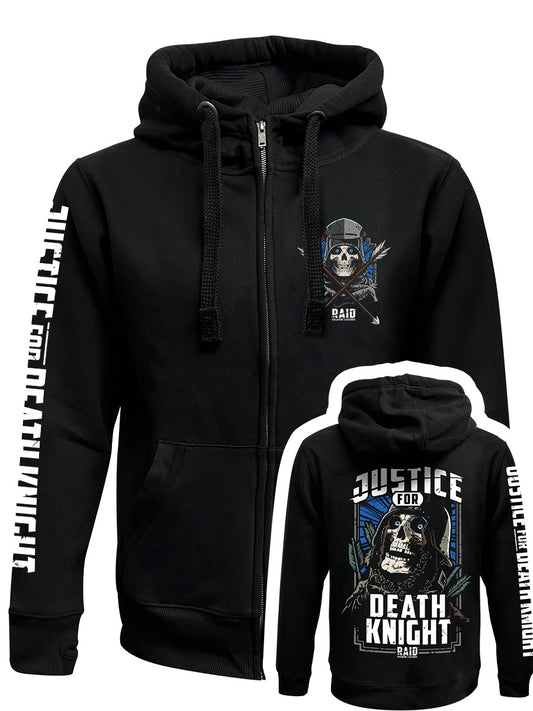 Justice For Deathknight Zipped Premium Hoodie