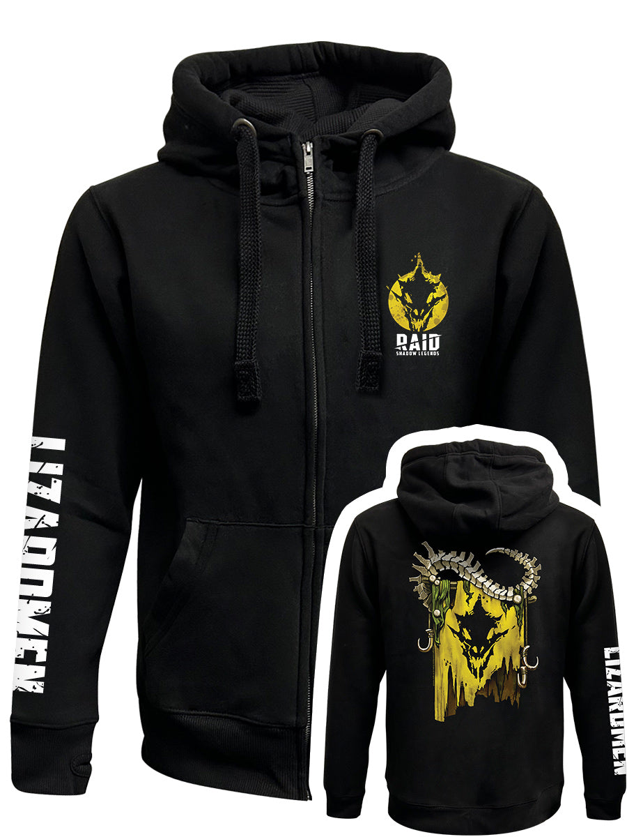 Lizardmen Zipped Premium Hoodie